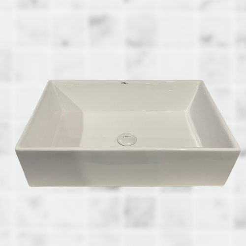  حوض مغسلة خارجي ابيض  مقاس 60X39 cm  فيركو  VERCO 