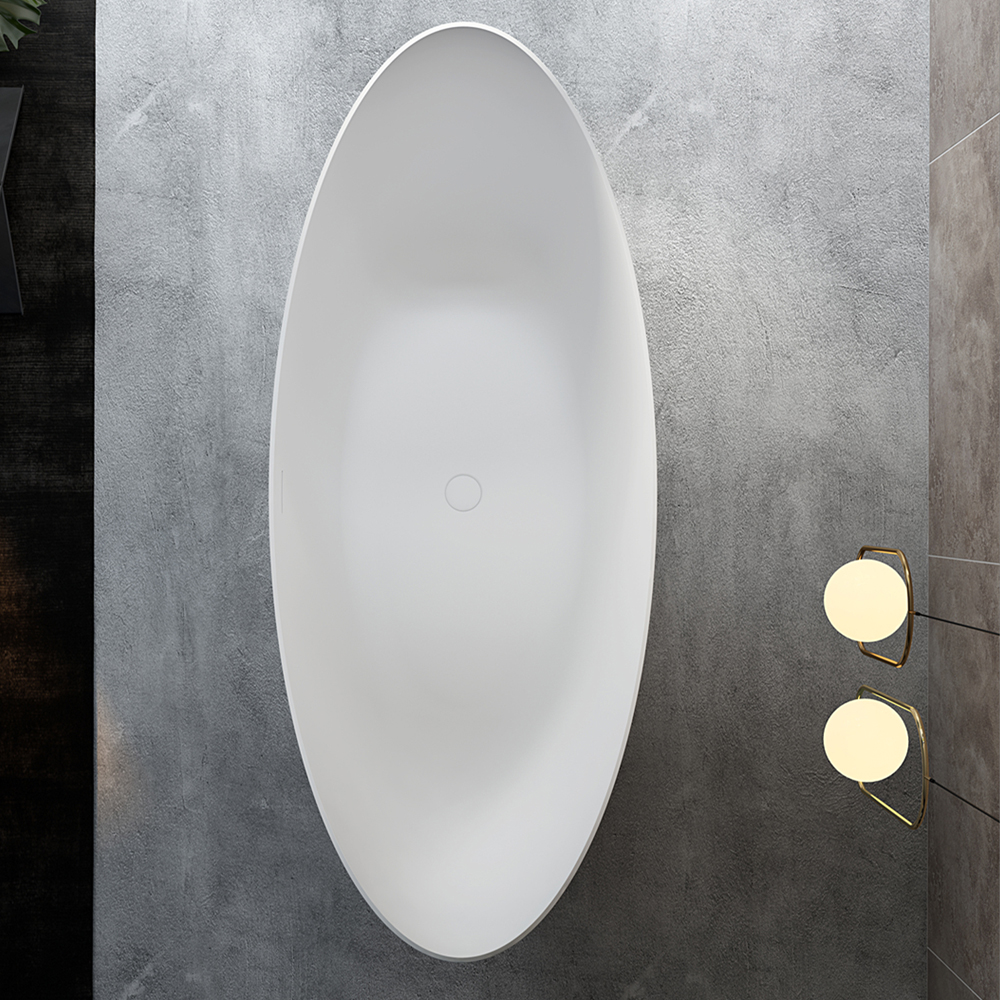  مغطس / بانيو ديكور فاخر ابيض فيركو مقاس VERCO 180X80 cm 