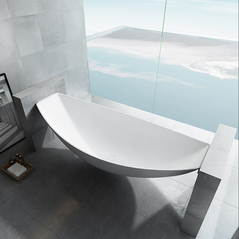  مغطس / بانيو ديكور معلق فاخر ابيض فيركو مقاس VERCO 200X85 cm 
