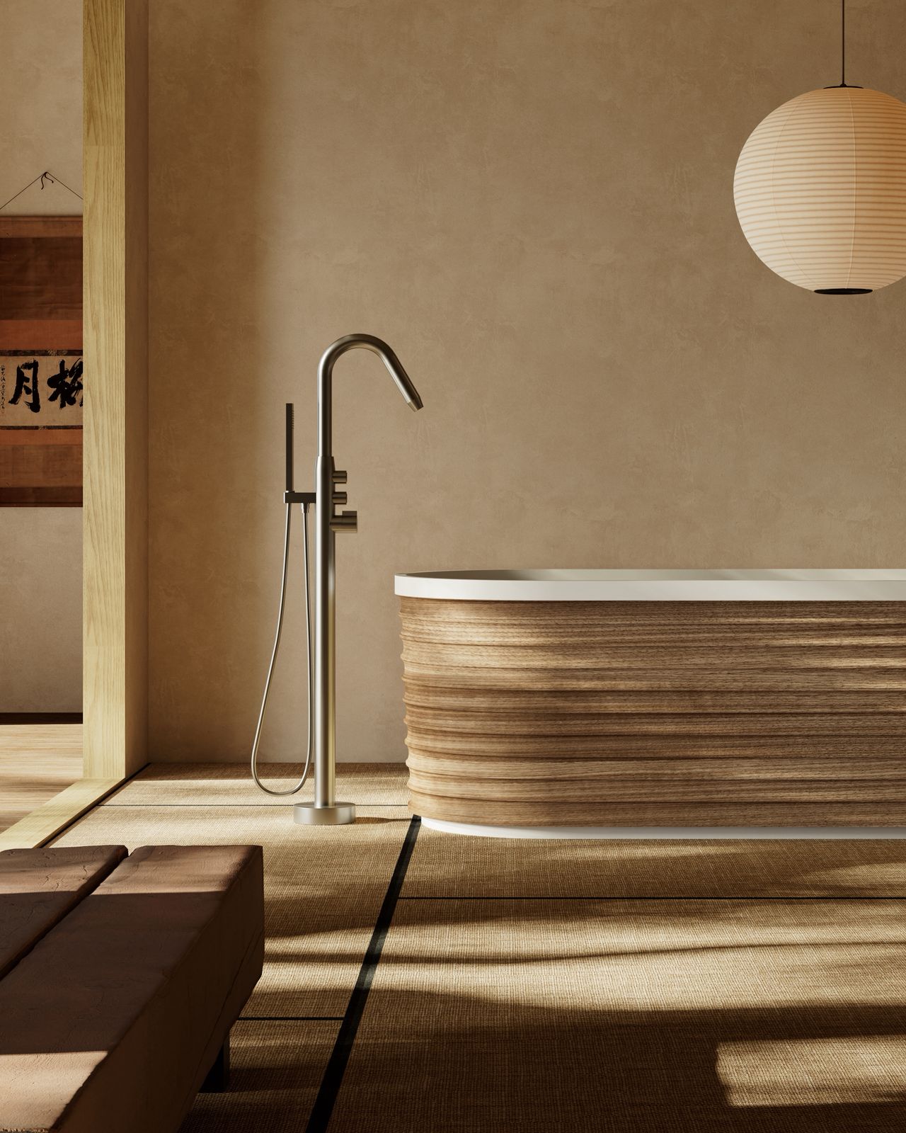   بانيو ديكور خشابي فيركو VERCO 170X72 cm 