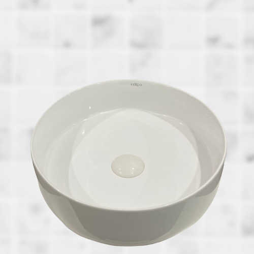  حوض مغسلة خارجي ابيض مقاس 36X36 cm  فيركو  VERCO 
