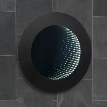  مرايا سحرية دائري اسود مقاس 80x80 cm فيركو - VERCO 