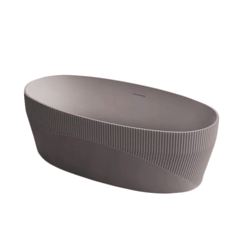  مغطس / بانيو ديكور فاخر رمادي VERCO 180*85 