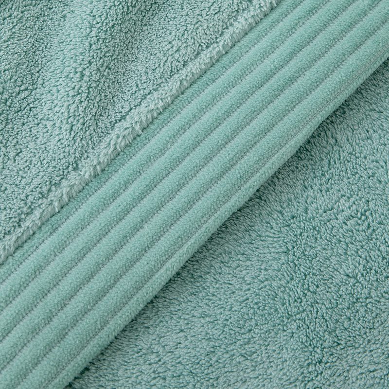 Turquoise Cotton Bathrobe