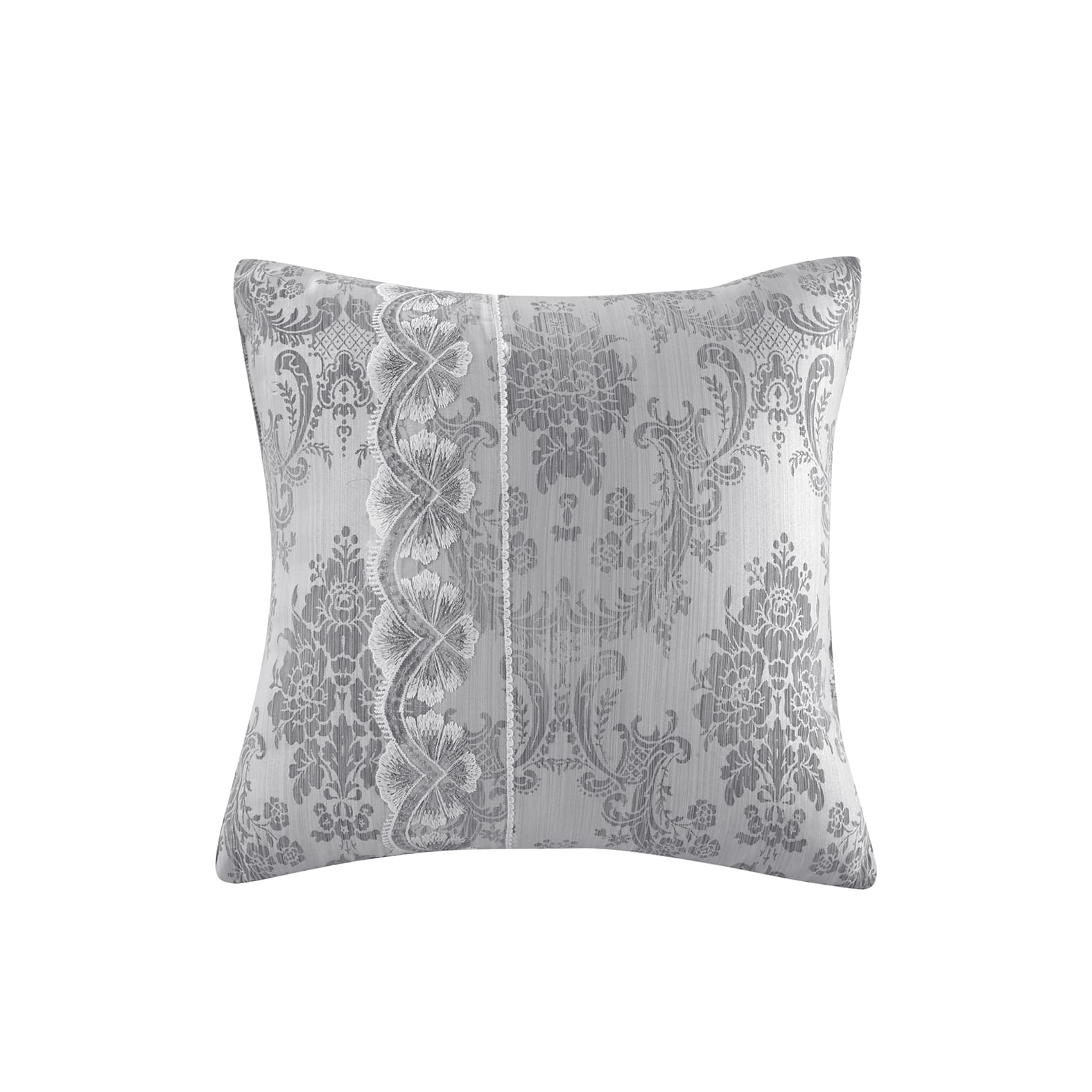 Classic Jacquard Cushion Grey tones 45x45