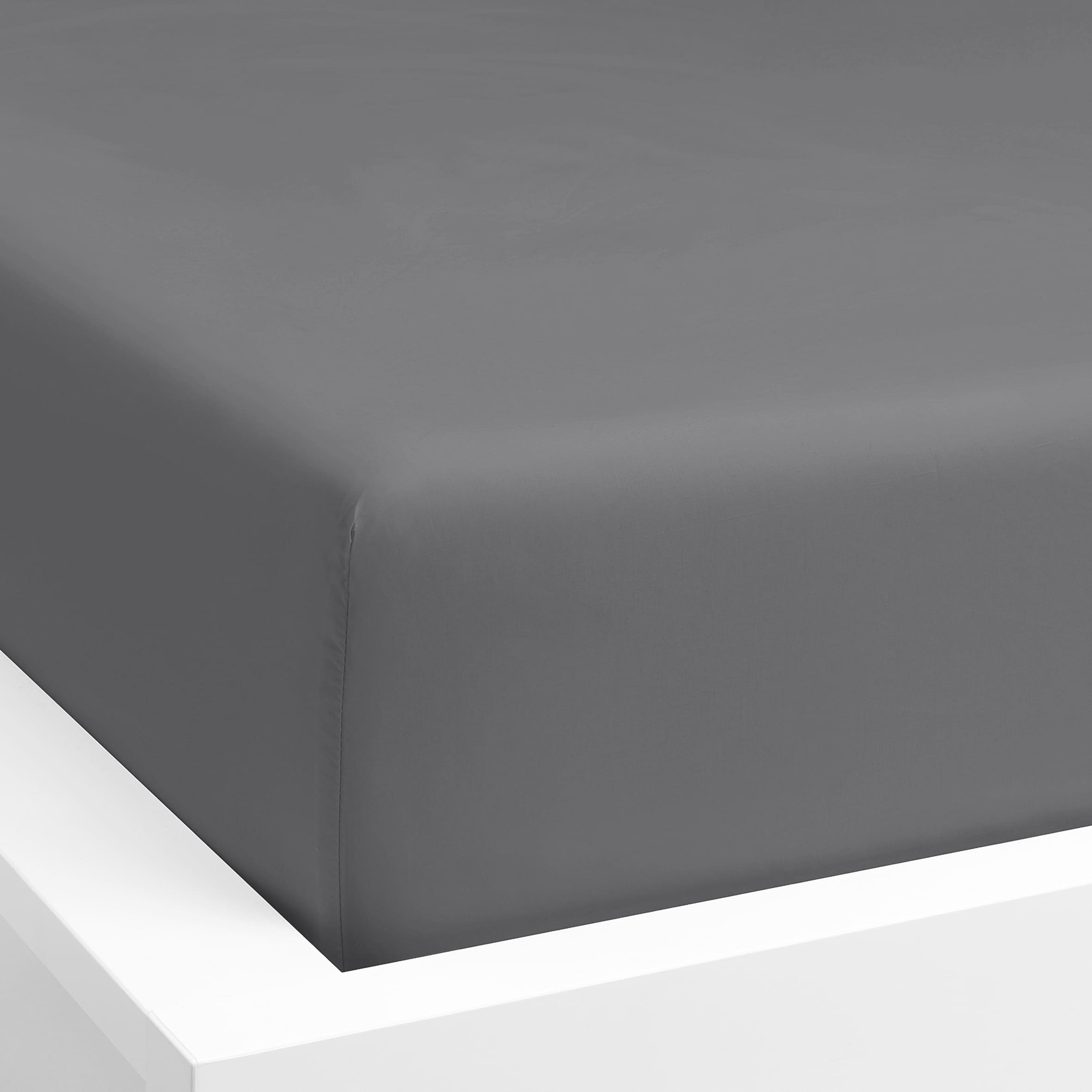 Double bed sheet grey soft