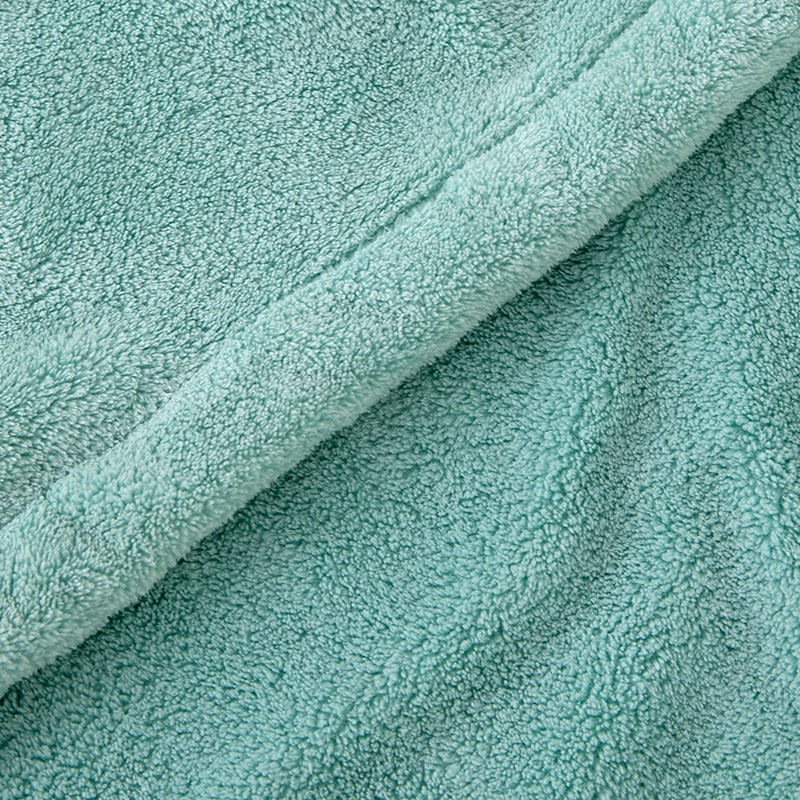 Turquoise Cotton Bathrobe