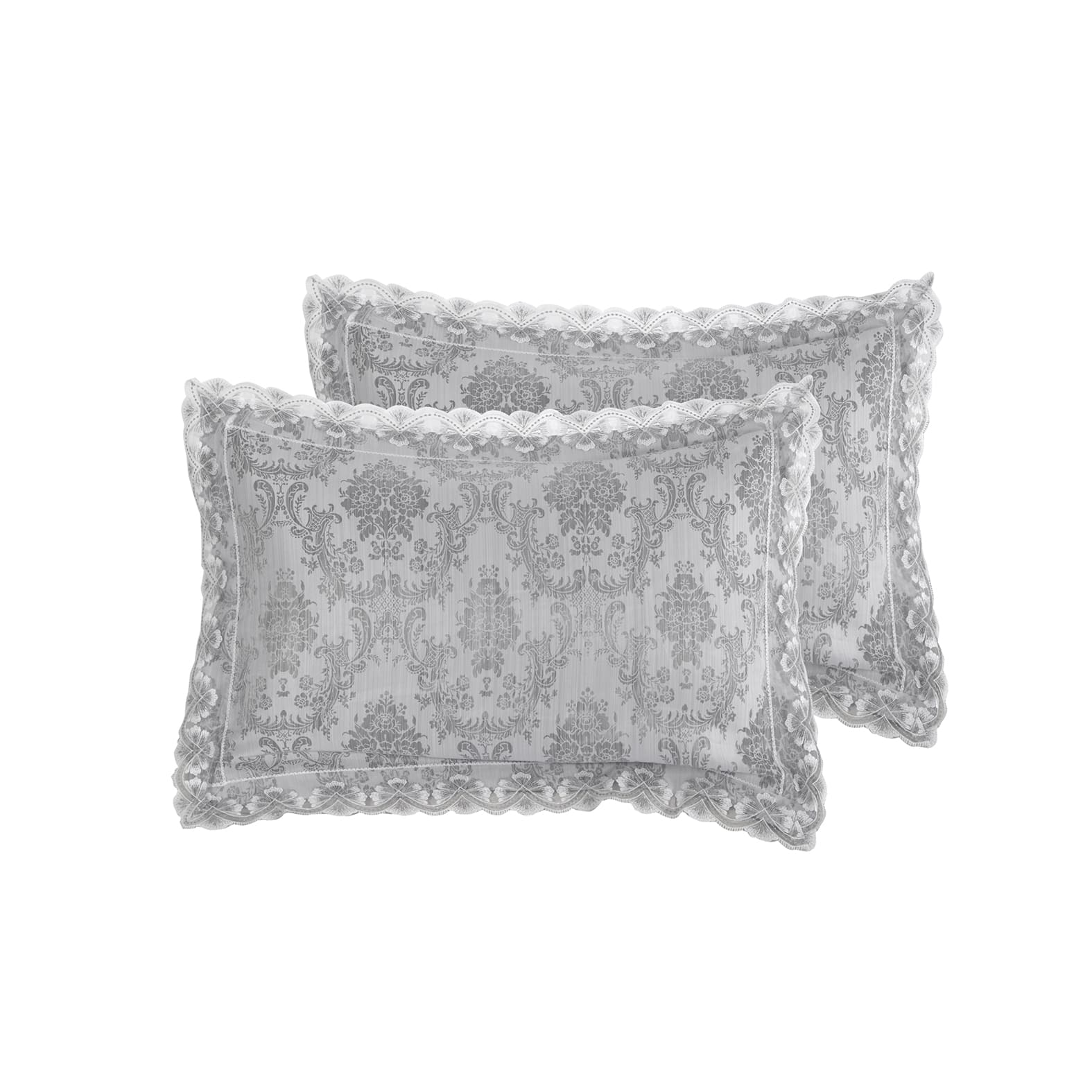 Jacquard Pillowcases Classic grey tones