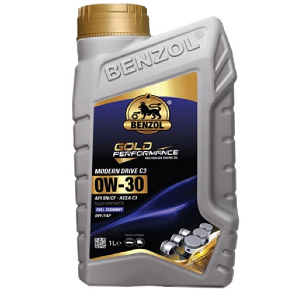 0W-30 SN/CF C3 DPF/FAP 1L زيت محرك تخليقي كامل 1 لتر
