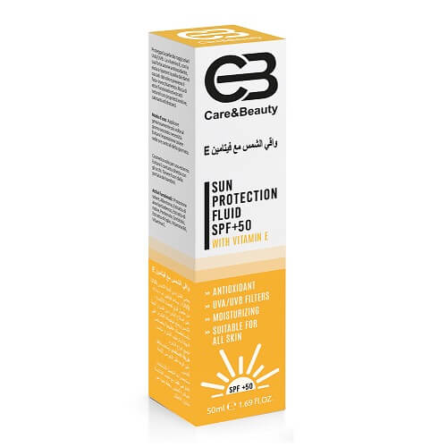 كريم واقي الشمس  50 مل من كير بيوتي +SPF50 حماية يومية وترطيب خفيف