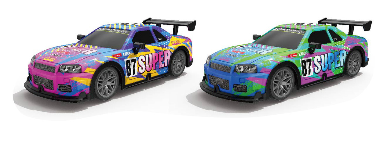  1:22 RC Car with LED Light – 4 Channel (Try Me Button) 