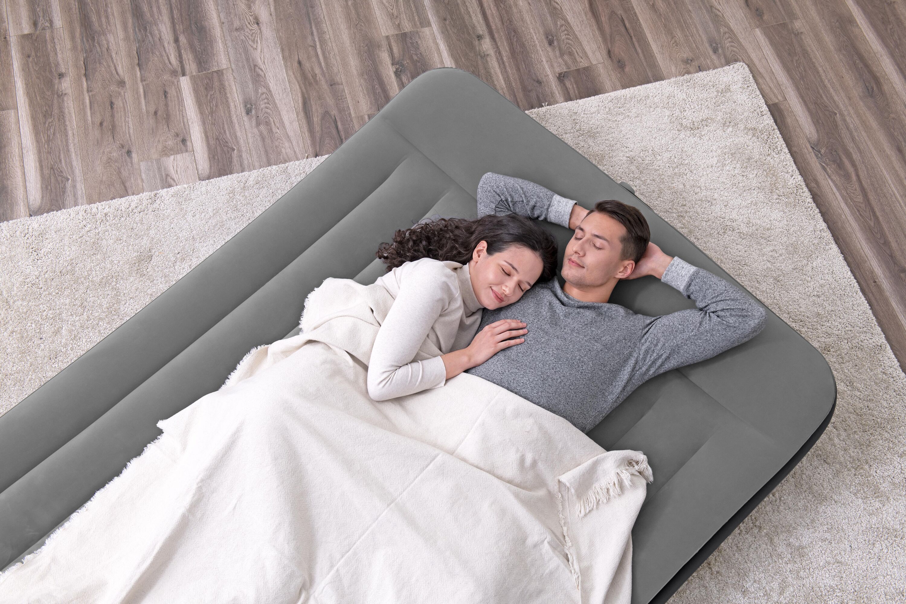  Tritech Air Mattress Queen Built-in AC pump 2.03mx1.52mx30cm  