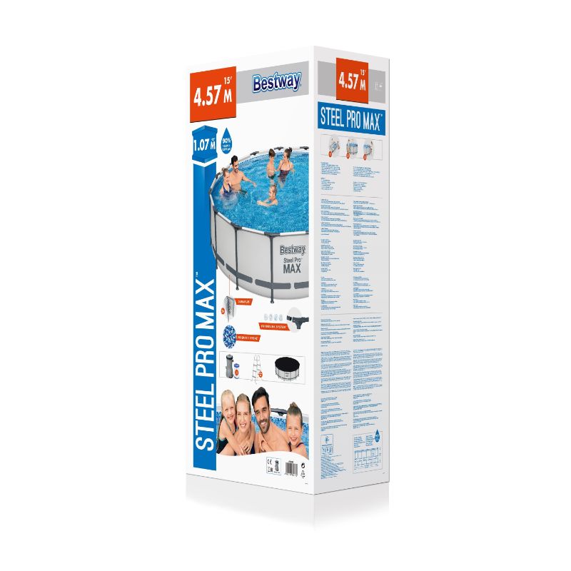  بست واي  مسبح شراع فريم دائري 4.57m x 1.07m 26-56488 