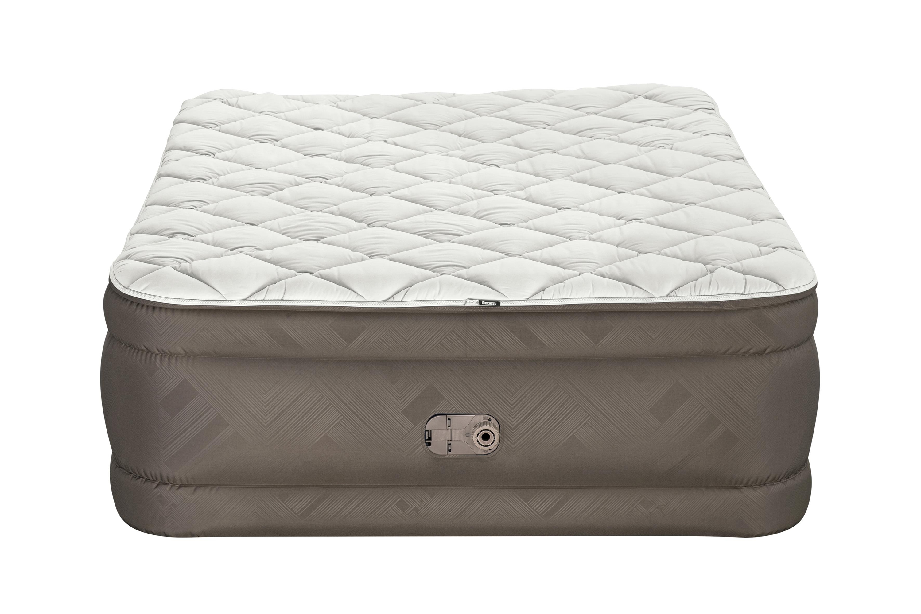   Fortech Duvet Top Air Mattress Queen Built-in AC Pump 2.03M X 1.52M X 51CM  