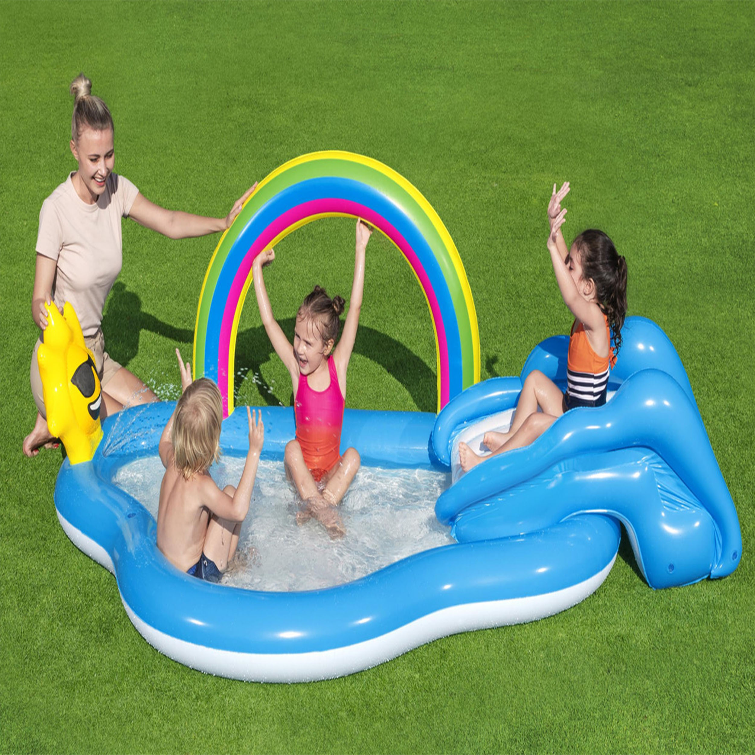  بست واي® مركز العاب قوس قزح 257m x 145m x 91cm 26-53092 