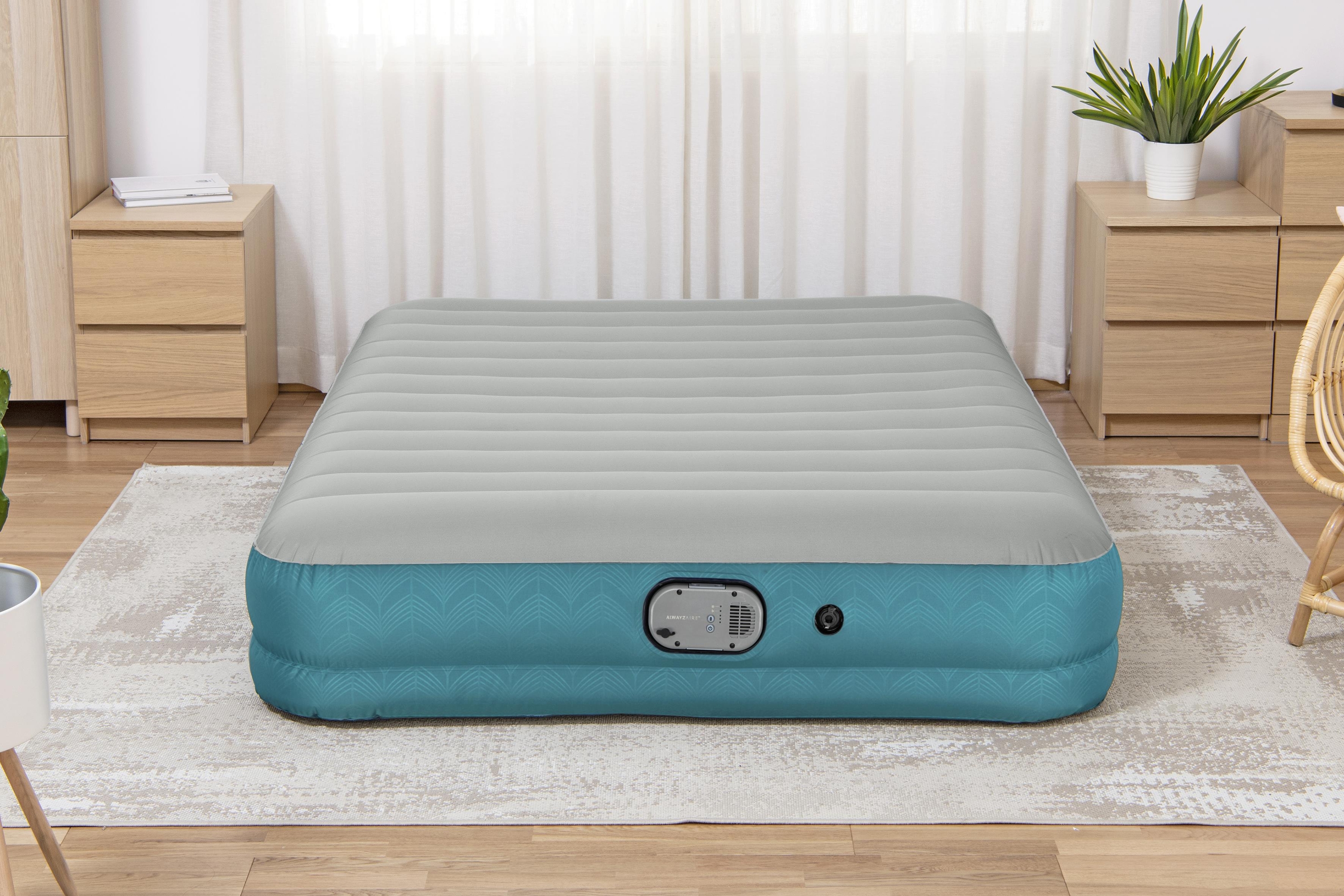  'BESTWAY AlwayzAire Fortech Airbed Queen Rechargeable Dual Pump 203cm x 152c m x 36 cm  26-69078 