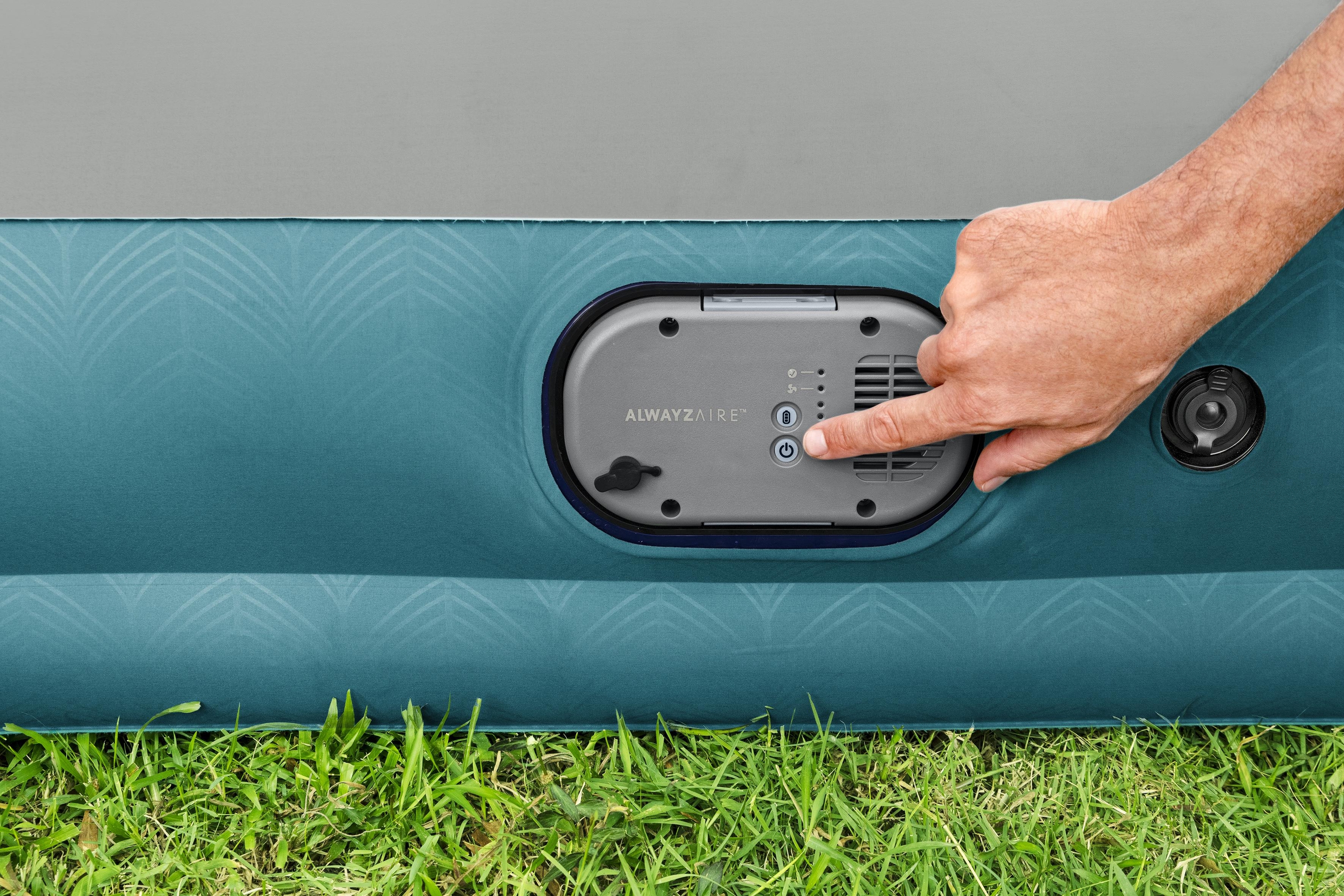  'BESTWAY AlwayzAire Fortech Airbed Queen Rechargeable Dual Pump 203cm x 152c m x 36 cm  26-69078 