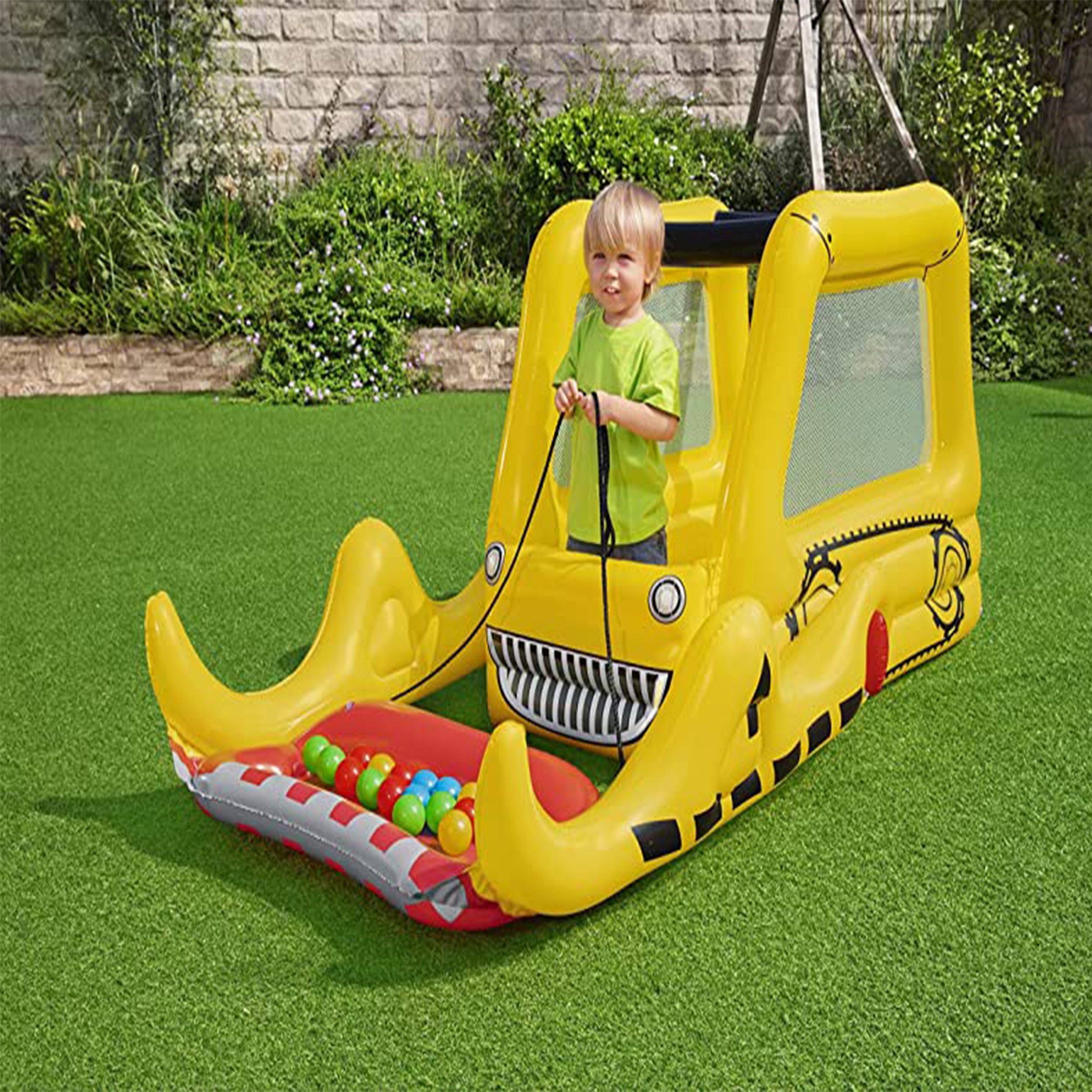  Bestway Bulldozer Ball Pit With Ball 1.98M X 1.05M X 84Cm 26-52278 