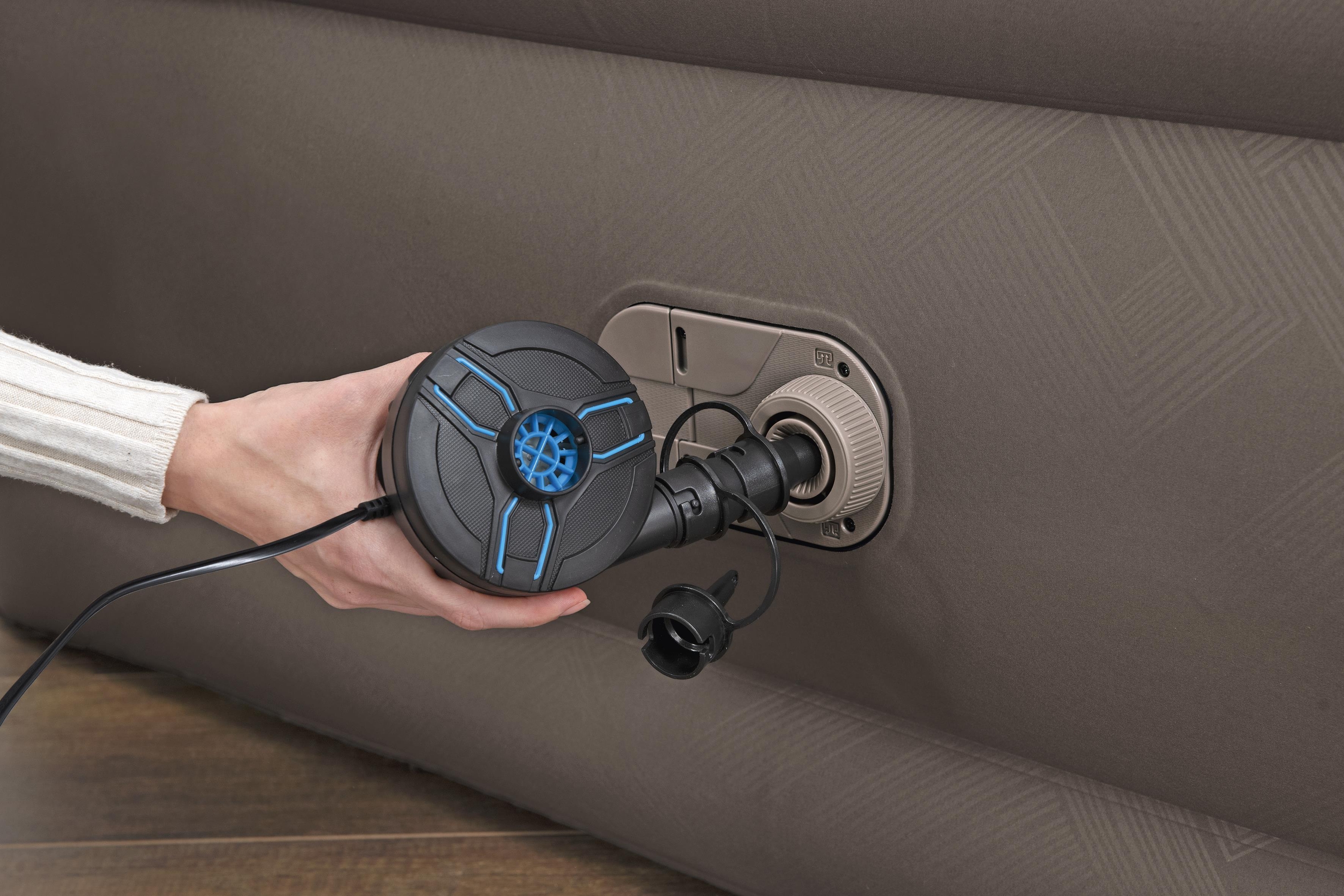   Fortech Duvet Top Air Mattress Queen Built-in AC Pump 2.03M X 1.52M X 51CM  