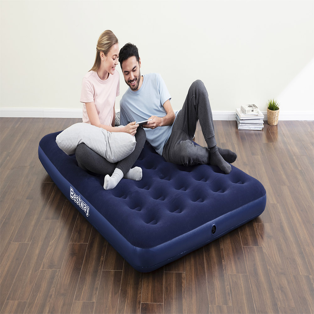  Bestway Aeroluxe Airbed (Full) With Sidewinder- Ac Air Pump 1.91M X 1.37M X 22Cm 26-67287 