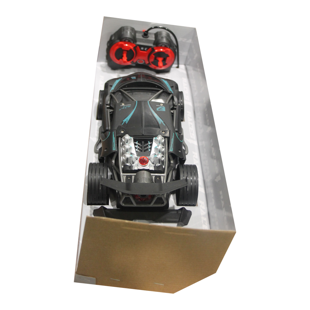  Races R/C Car 1:14 W/Mist Spray & Battery (4CH) 10-2372784B 
