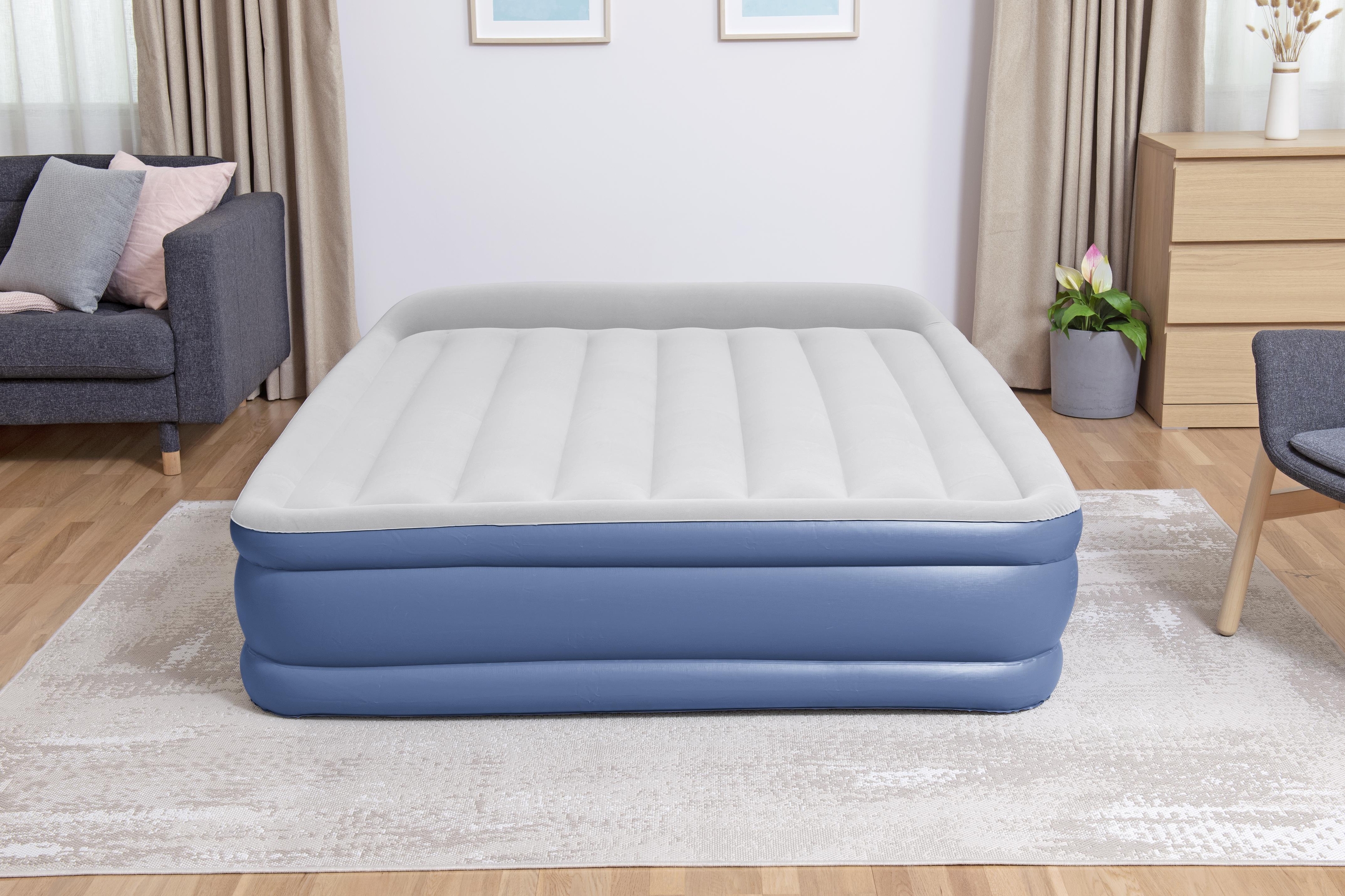  Bestway Tritech Airbed Queen Built-In Ac Pump 2.03M X 1.52M X 46Cm 26-67630 