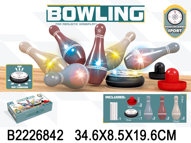 Ice Ball & Bowling Set  W/Light 