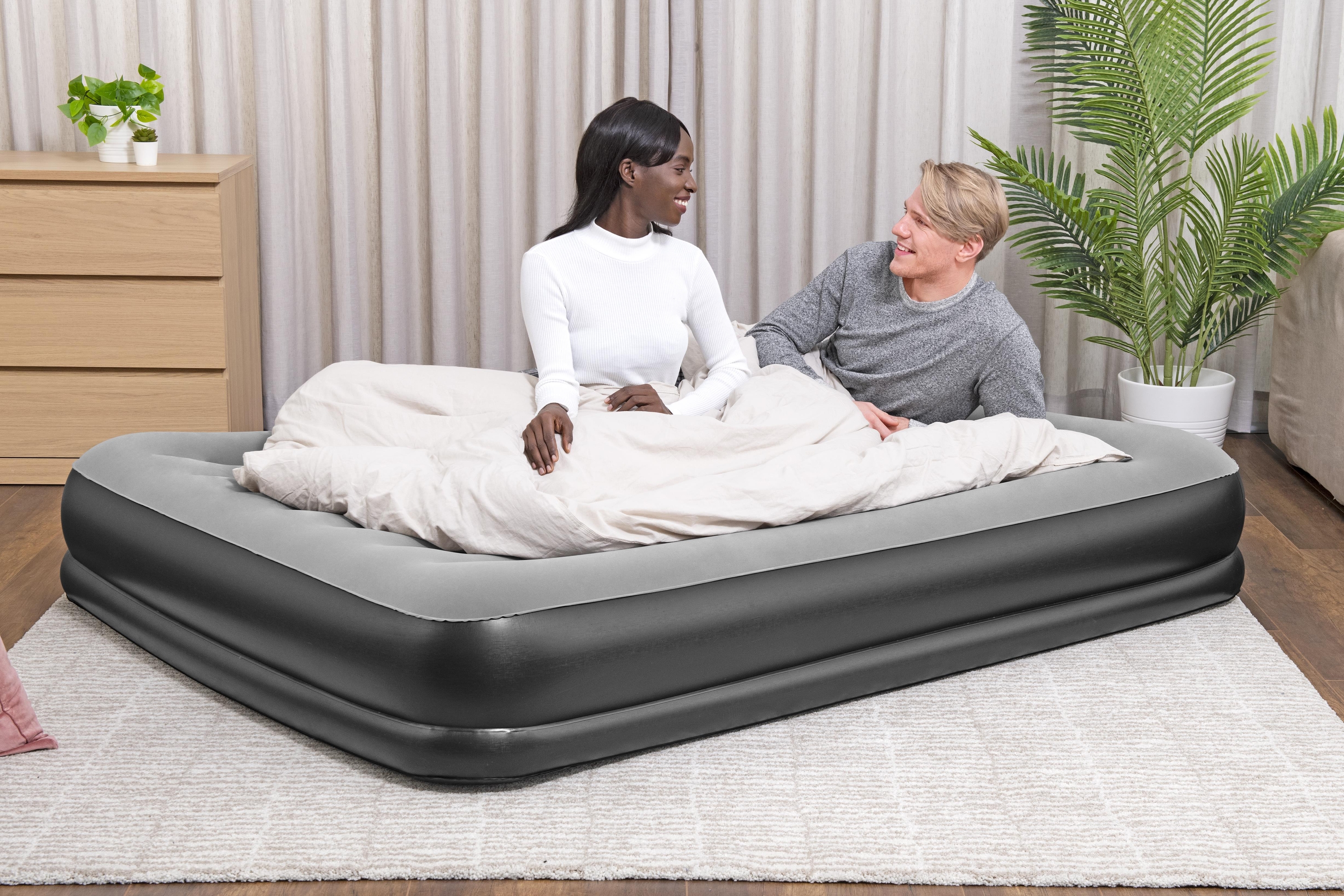  Bestway Tritech Airbed Queen Built-In Ac Pump 1.60M X 84Cm X 62Cm 26-67725 