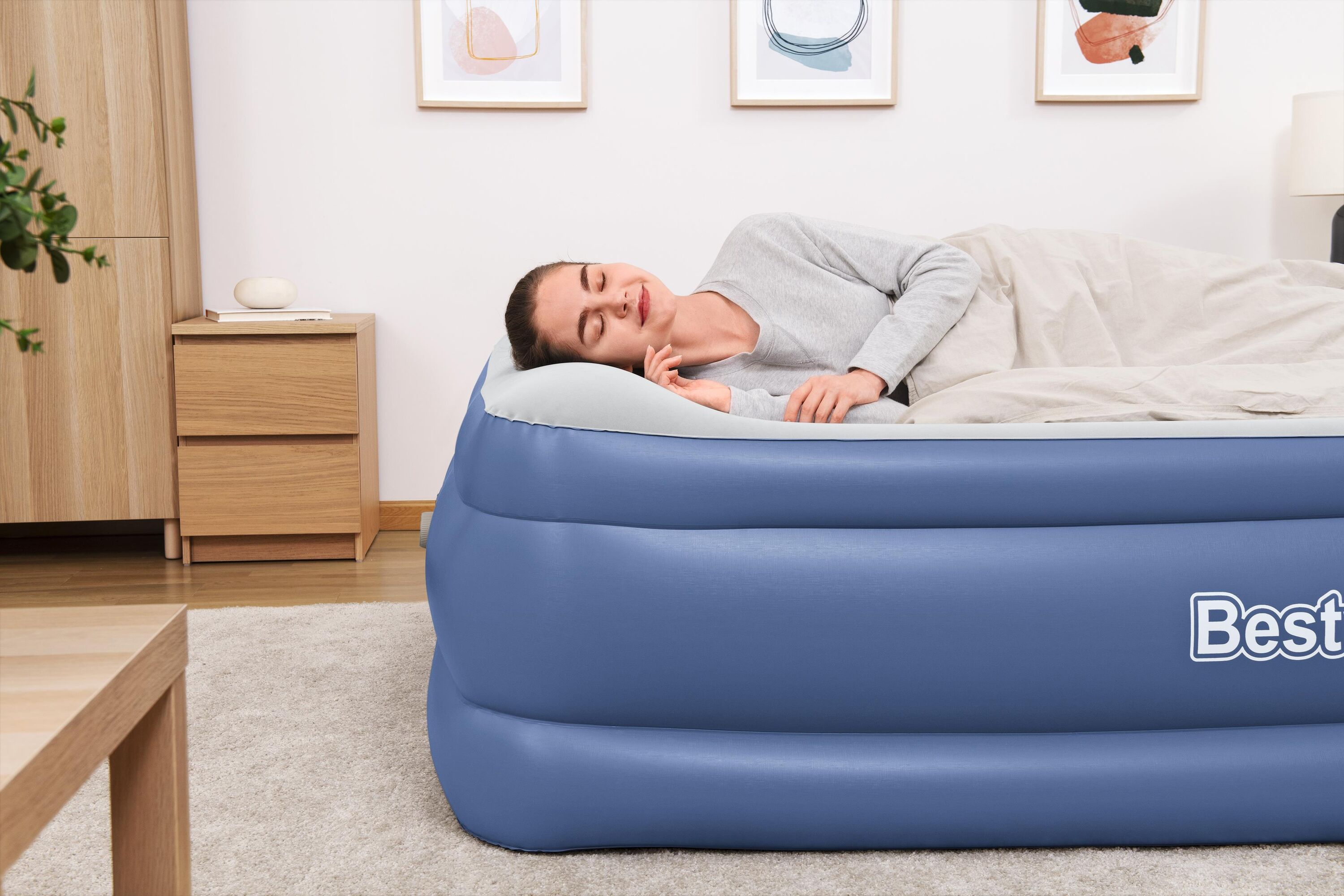  بست واي مرتبة نفخ اوتوماتك 2.03M X 1.52M X 61CM    