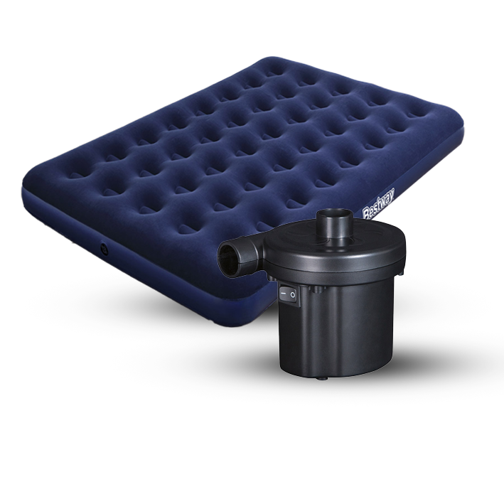  Bestway Aeroluxe Airbed (Full) With Sidewinder- Ac Air Pump 1.91M X 1.37M X 22Cm 26-67287 