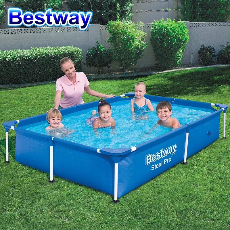  بست واي-مسبح شراع فريم مستطيل 221CMX150CMX43CM 1200L  -26-56401 