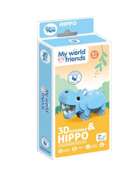  بزل 3D فرس النهر 22-6004 