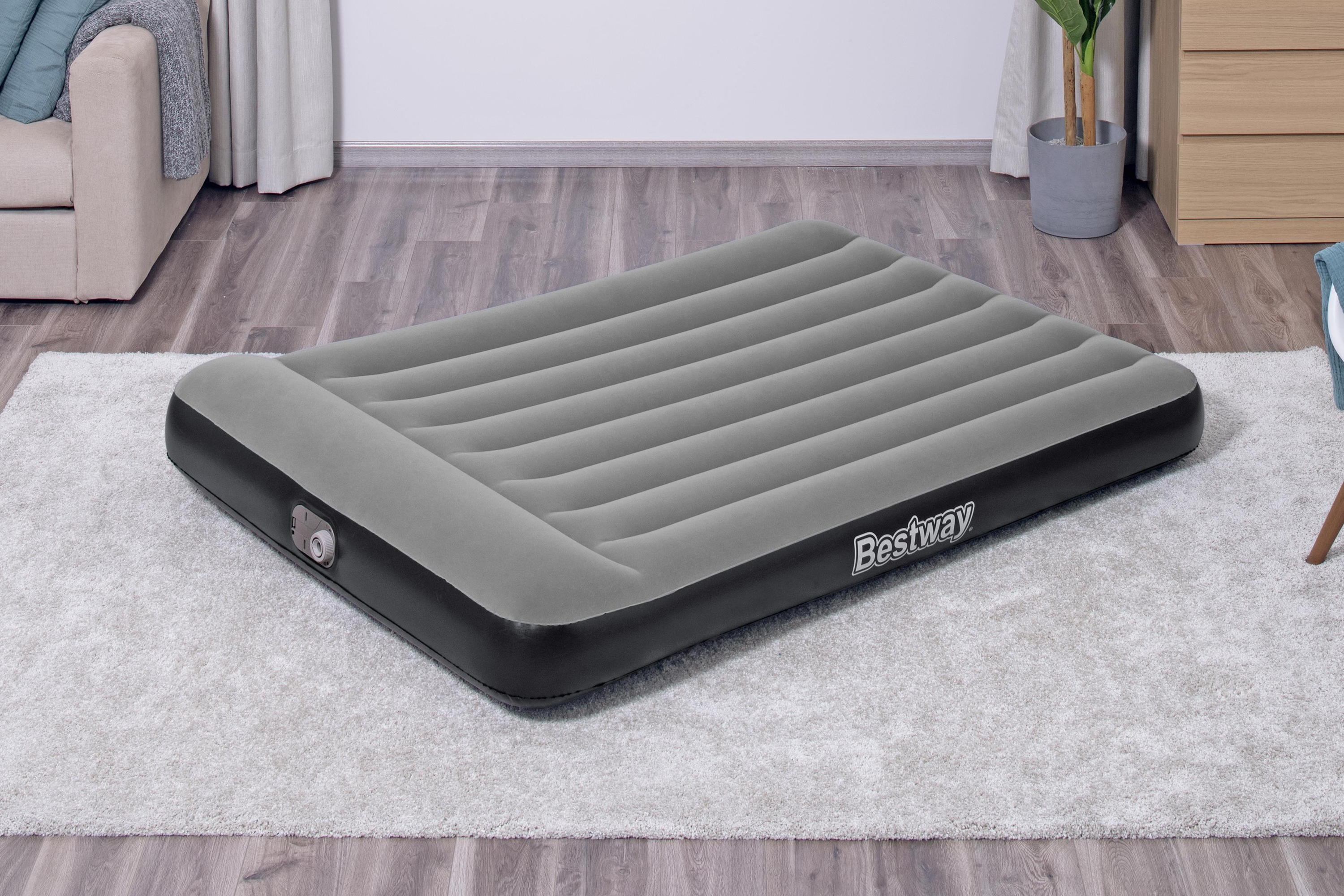  Bestway 1.91M X 1.37M X 30Cm Tritech Airbed Full Built-In Ac Pump 26-67462 