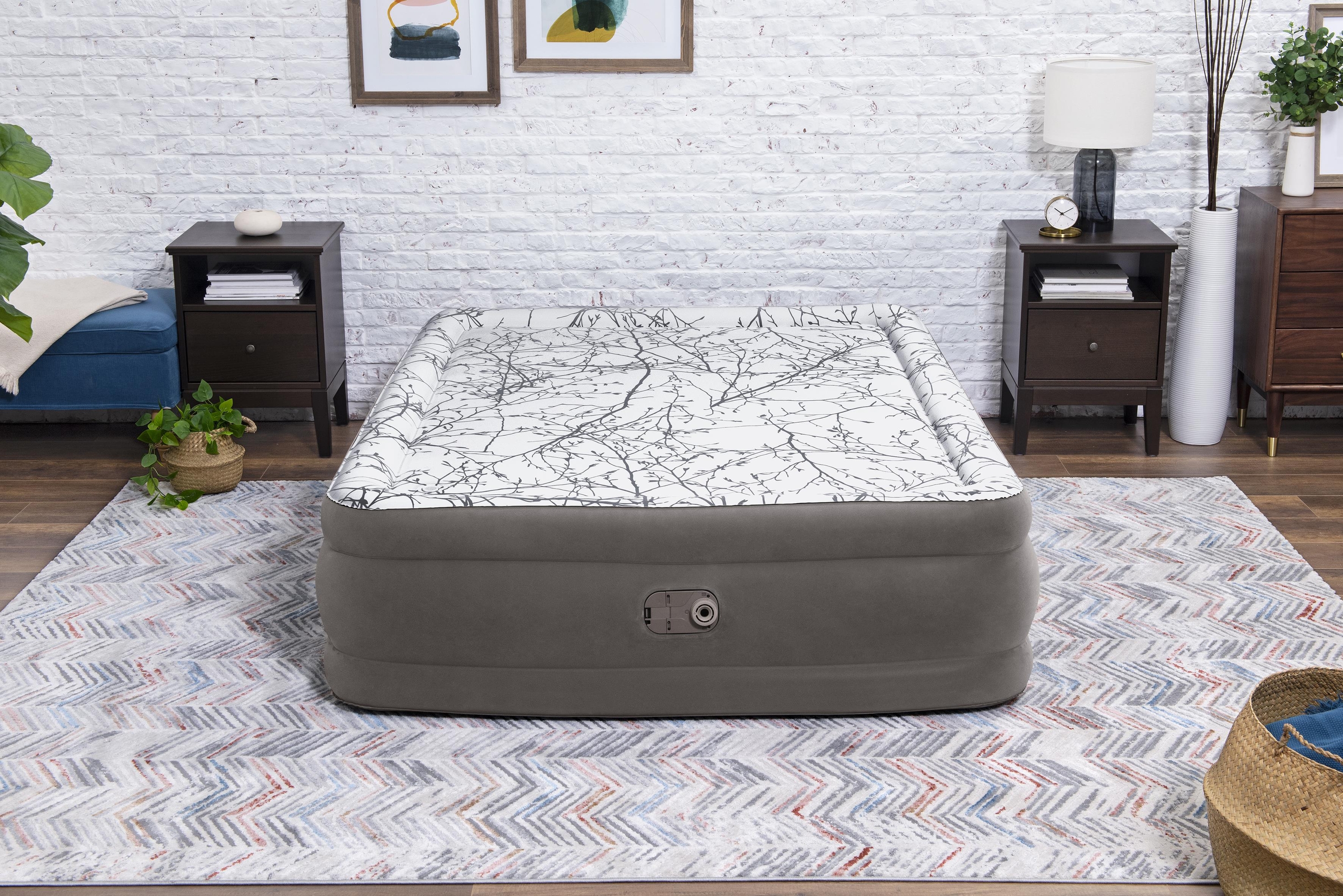  بست واي مرتبة نوم  مخمل مع طرمبة كهرباء  203X152X46 سم 26-67486 