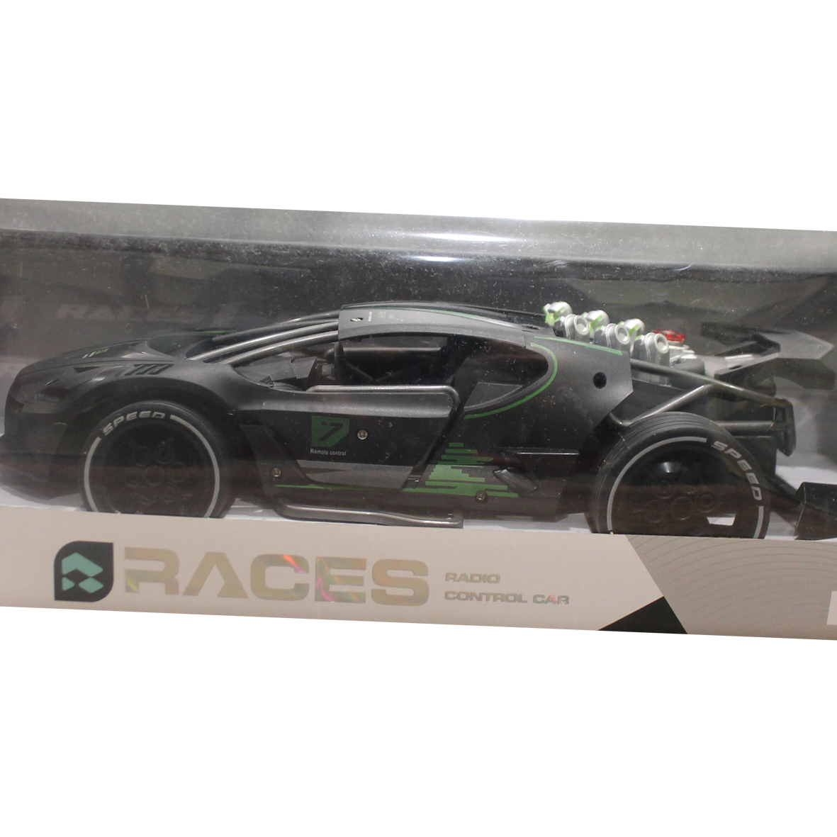  Races R/C Car 1:14 W/Mist Spray & Battery (4CH)10-2372784G 