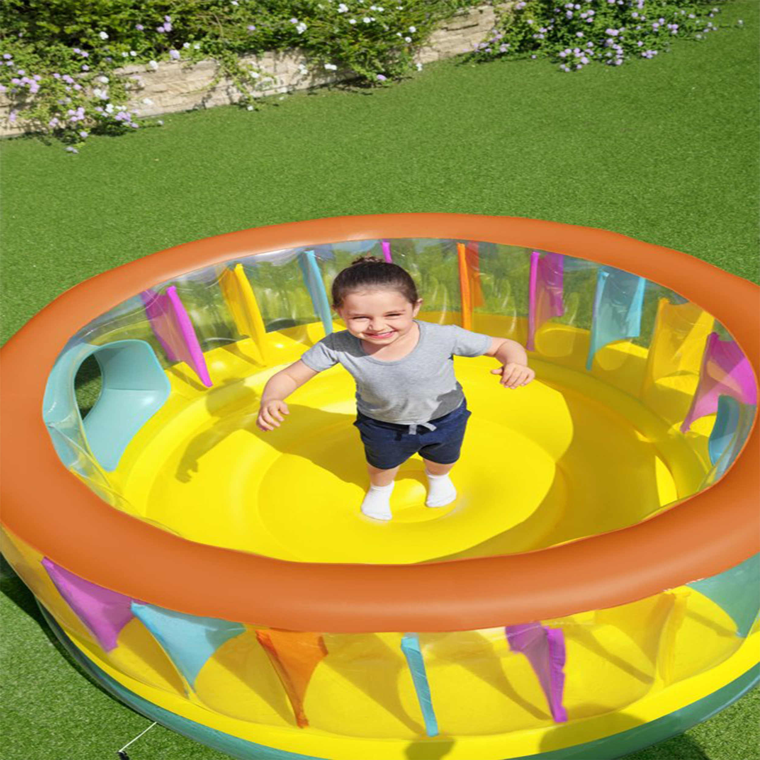  بست واي-نطاطة دائرية جوانب ملونة 180*86 سم  26-52262 