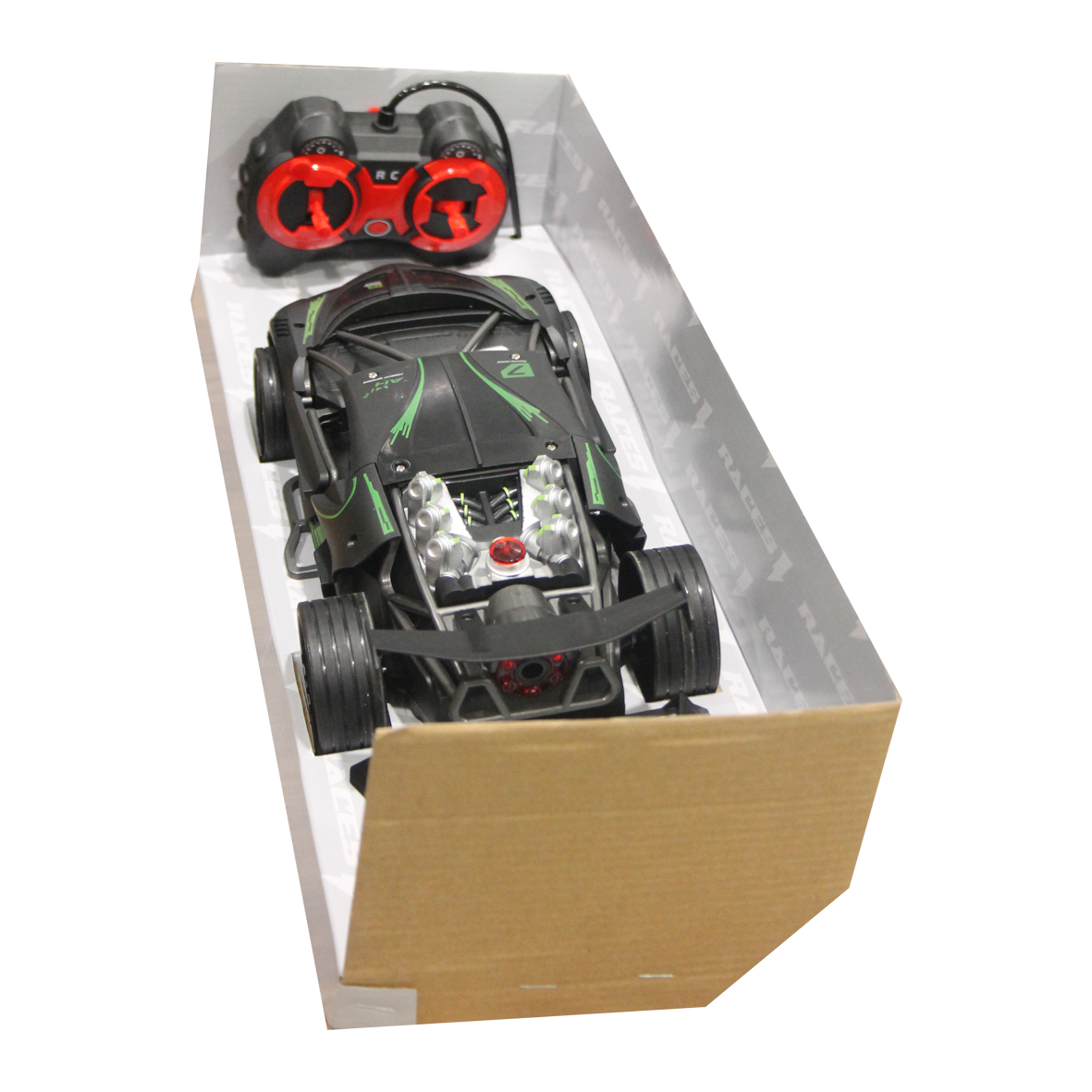  Races R/C Car 1:14 W/Mist Spray & Battery (4CH)10-2372784G 