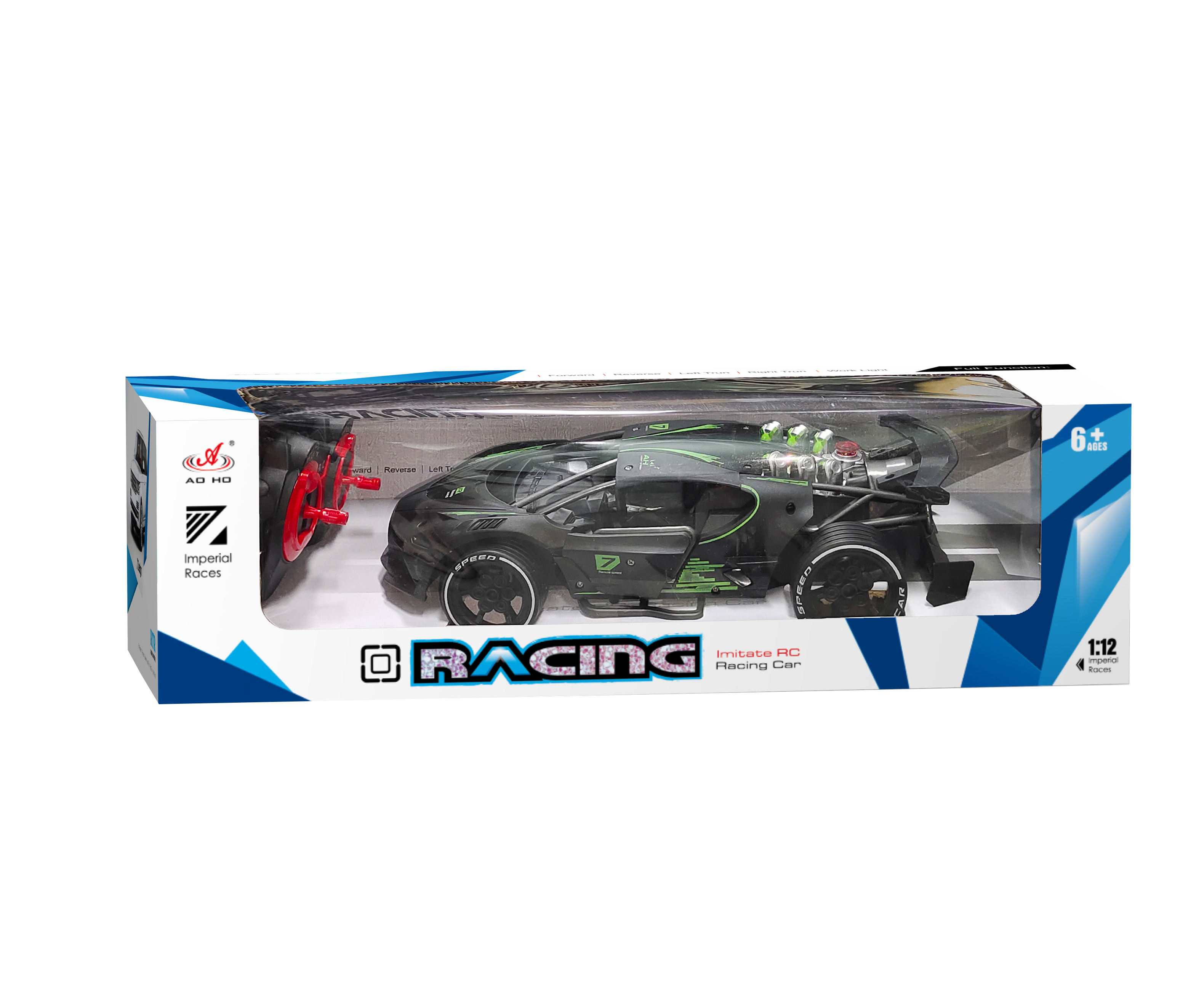  Races R/C Car 1:14 W/Mist Spray & Battery (4CH)10-2372784G 
