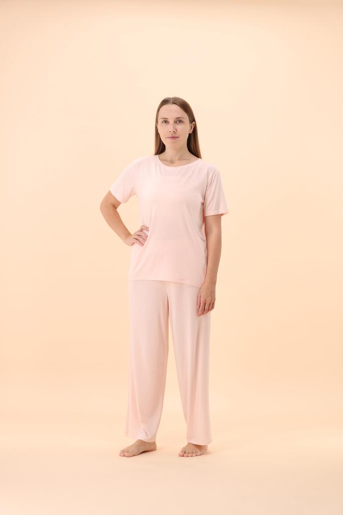 بجامة نساء | بيور طويل أكمام قصيرة | TENCEL™ Modal