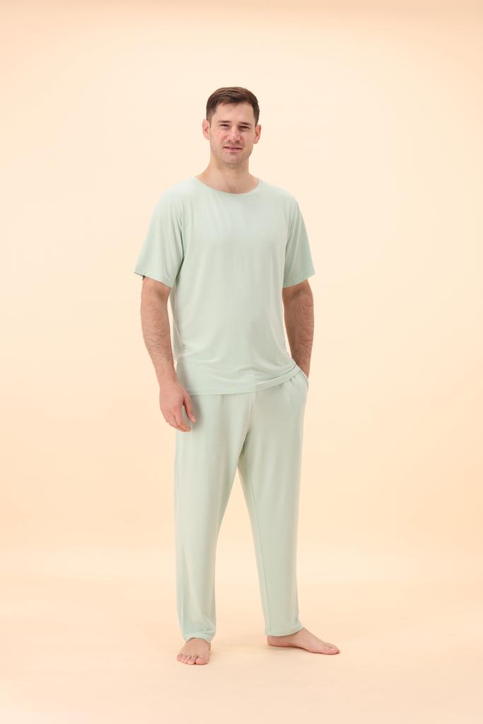 بجامة رجال | بيور طويل أكمام قصيرة | TENCEL™ Modal