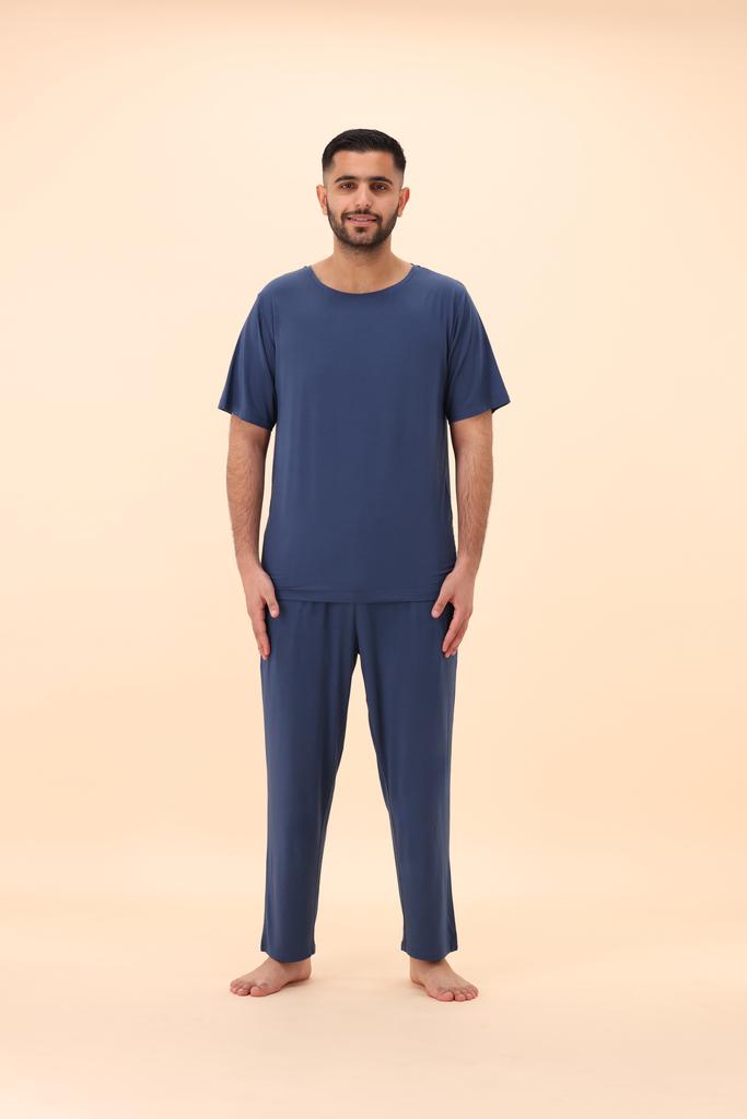 بجامة رجال | بيور طويل أكمام قصيرة | TENCEL™ Modal