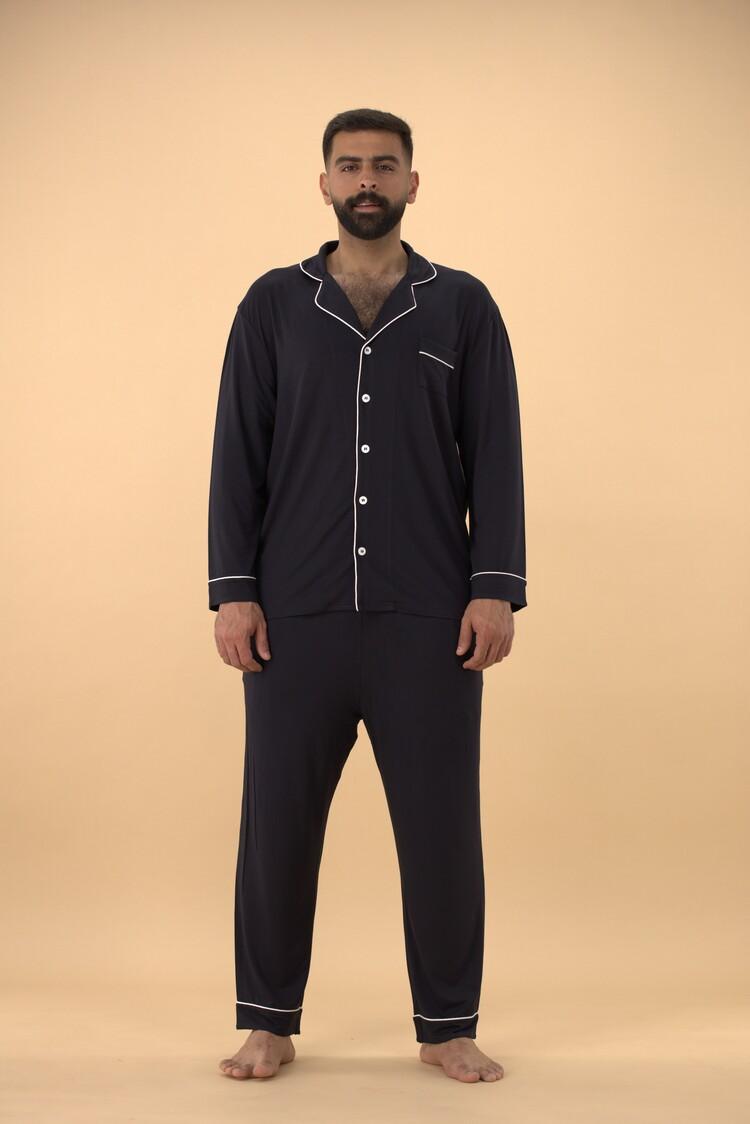 بجامة رجال | كلاسيك طويل أكمام طويلة | TENCEL™ Modal