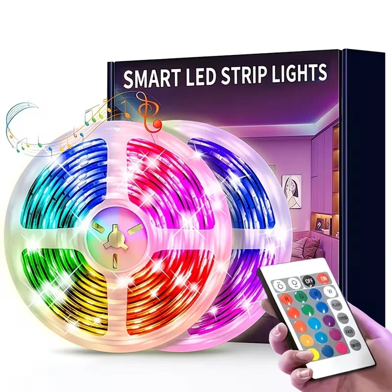 إضاءة LED ذكية RGB USB تحكم عن بعد مزامنة موسيقى