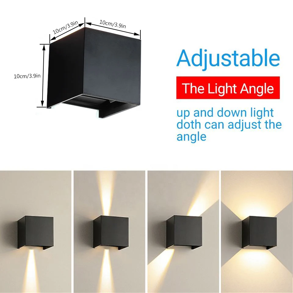 Tuya Outdoor LED Wall Lamp Smart Life APP Control Adjustable Angle RGBCCT Wall Lights,Work with Alexa Google Home