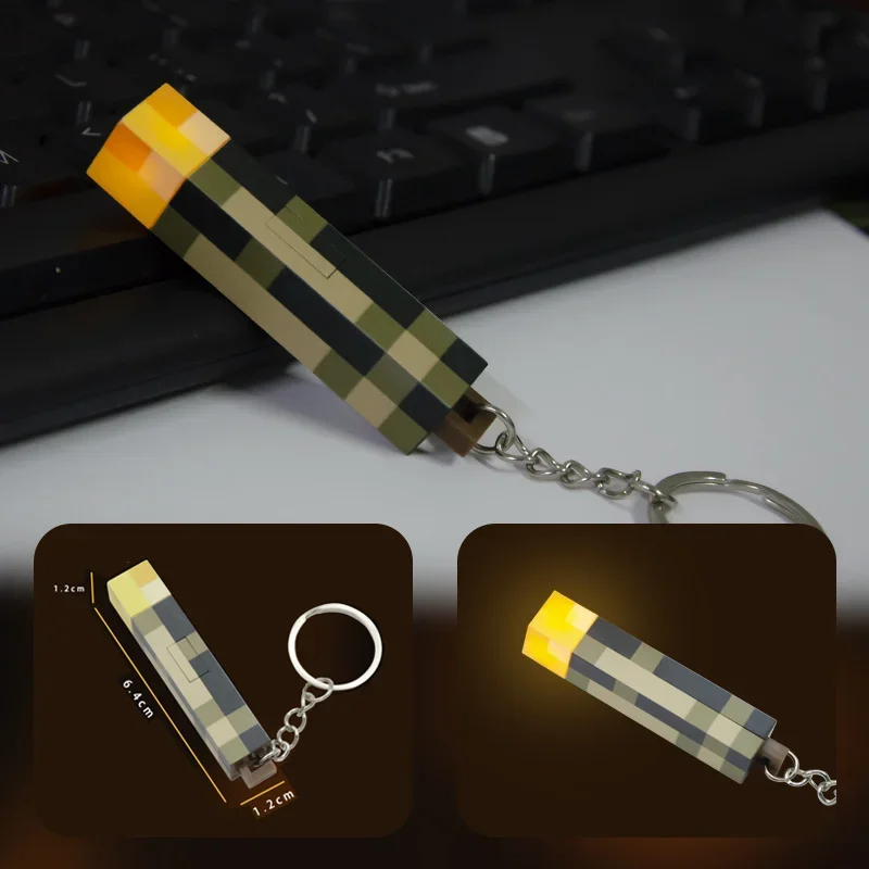 مصباح ليلي LED شعلة USB مشبك