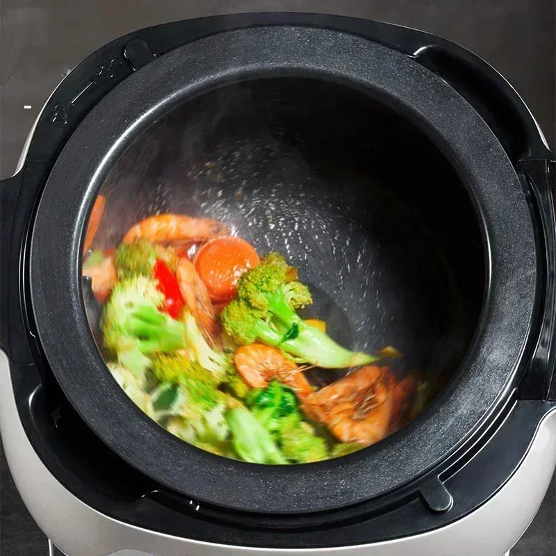 2026 2000W Intelligent Automatic Electric Wok Pot, Multifunctional Non-Stick Frying Pot, Home Cooking Machine