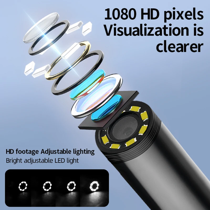 كاميرا فحص 1080P شاشة 4.3 بوصة مقاومة للماء IP67