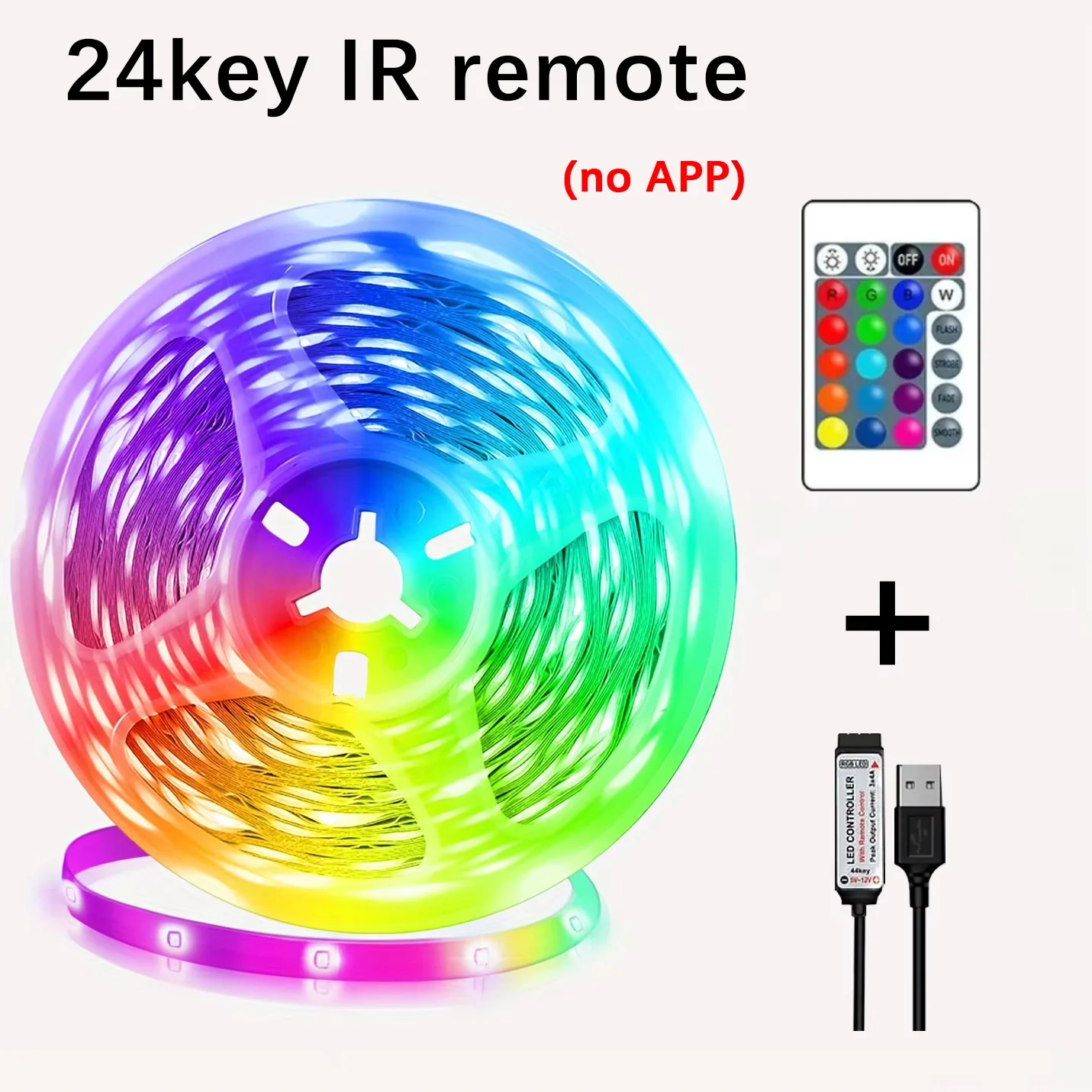 إضاءة LED ذكية RGB USB تحكم عن بعد مزامنة موسيقى