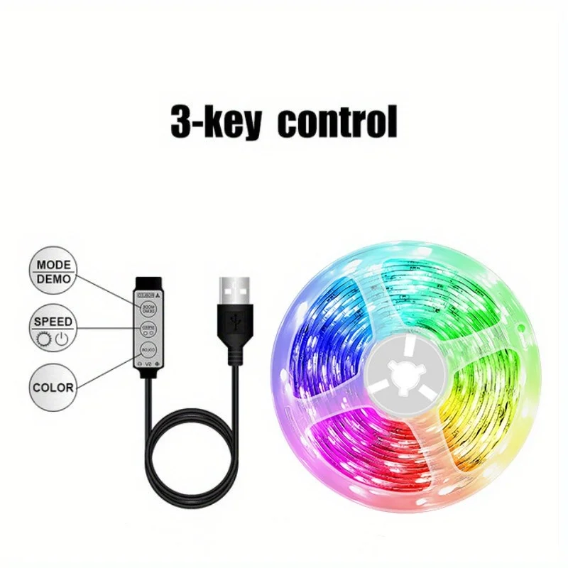 إضاءة LED ذكية RGB USB تحكم عن بعد مزامنة موسيقى