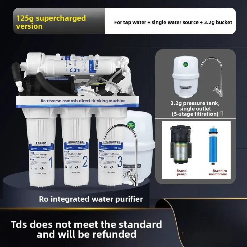 220V Yingchun Home RO Reverse Osmosis Water Filter Kitchen Tap Water Purification Pure Drinking Water Equipment